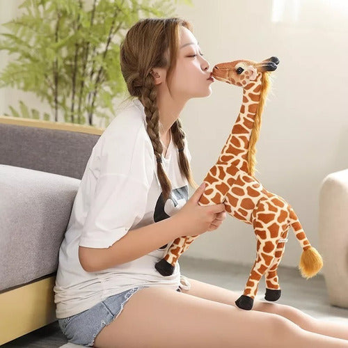 Peluche Jirafa Savana Realista 60cm Grande Xl - Spacemarket