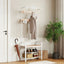 Mueble Recibidor Perchero Blanco Estilo Industrial - Spacemarket