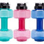 Botella Agua Deportiva Forma Mancuerna Gym 2,6 Litros - Spacemarket