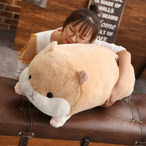 Peluche Almohada Hamster Kawaii 50 Cm - Spacemarket