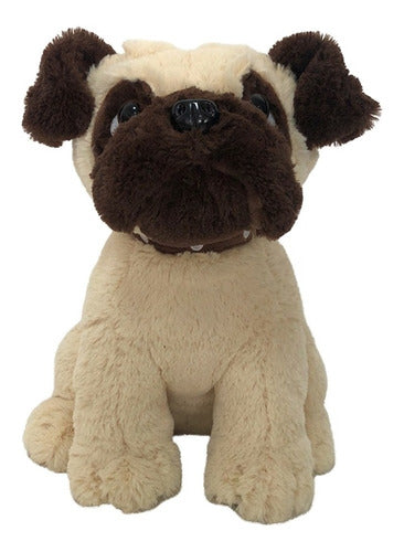 Peluche Perro Pug 20 Cm Con Sonido Kawaii - Spacemarket