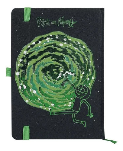 Libreta Premium Rick And Morty Portal Original Licenciado - Spacemarket