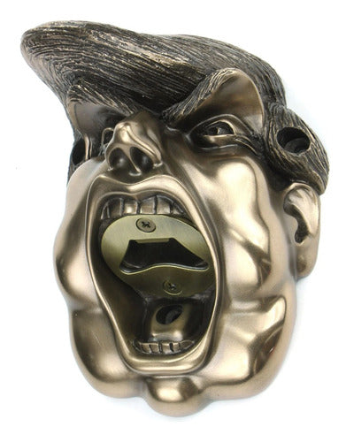 Destapador De Botella Pared Donald Trump - Bronze Licenciado - Spacemarket