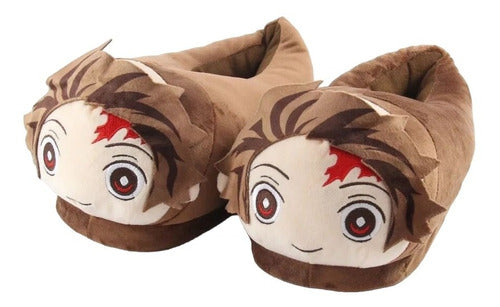 Pantuflas 3d Tanjiro Demon Slayer Zapatilla Levantar Anime - Spacemarket