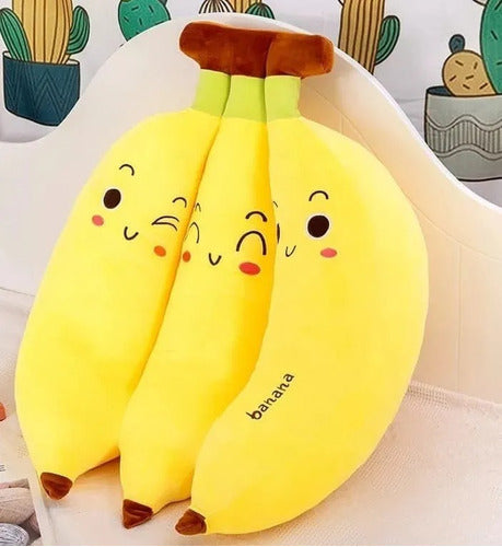 Peluches Juguete Platano Banana Felpa Tamaño Xl 40 Cm - Spacemarket