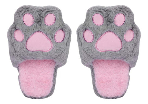 Pantuflas Gato Kawaii Talla Adulto - Spacemarket