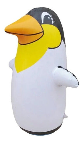 Mono Porfiado Inflable Grande 91cms Boxeo Niños Pingüino - Spacemarket