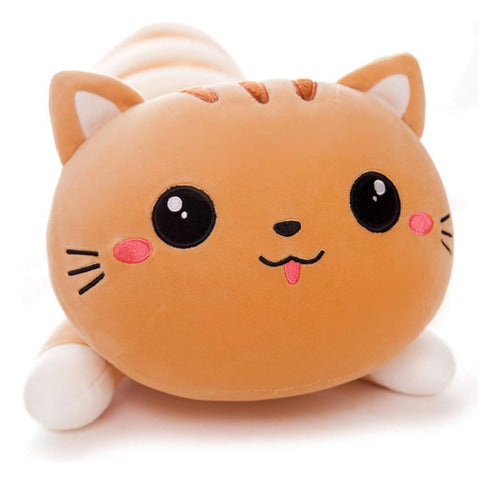 Peluche Gato Felpa Suave Kawaii 60 Cm