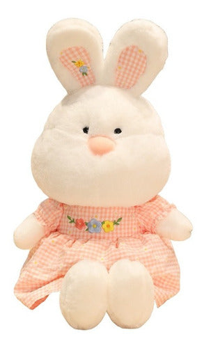 Peluche Conejo Grande Kawaii Con Falda 55 Cm - Spacemarket