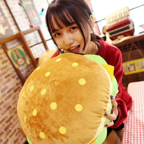 Peluche Hamburguesa Kawaii Xl 50 Cm - Spacemarket