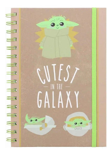 Libreta Anillada Star Wars The Mandalorian Baby Yoda - Spacemarket