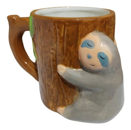 Taza Mug Perezoso 3d Kawaii Con Caja - Spacemarket