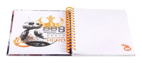 Libreta Anillada Star Wars The Last Jedi Bb-8 - Spacemarket