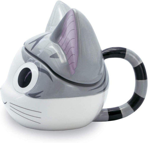 Taza Tazón Mug Gato Chi 3d + Caja Tematica - Spacemarket