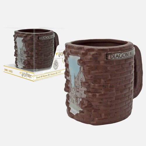 Taza Mug Harry Potter 3d Callejón Diagon Original Licenciado - Spacemarket