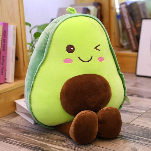 Peluche Palta Aguacate Kawaii Felpa Xl 60 Cm - Spacemarket