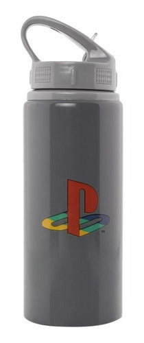 Botella Para Agua De Aluminio Playstation Original - Spacemarket