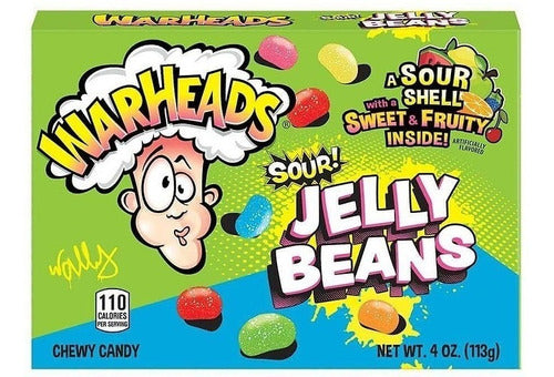 Caja De Porotitos Warheads Jelly Beans Ácidos 113g - Spacemarket