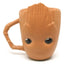 Taza Mug Ceramica 3d Baby Groot Guardianes 400 Ml - Spacemarket