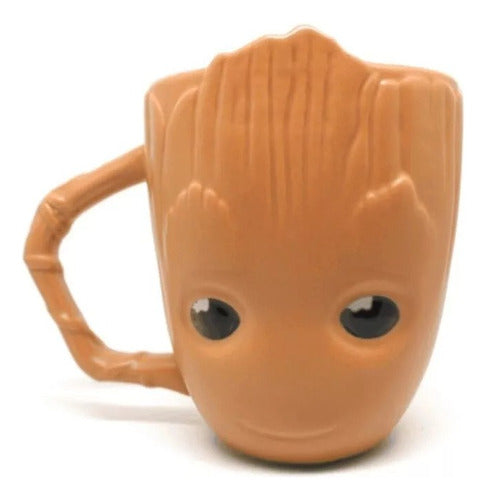 Taza Mug Ceramica 3d Baby Groot Guardianes 400 Ml