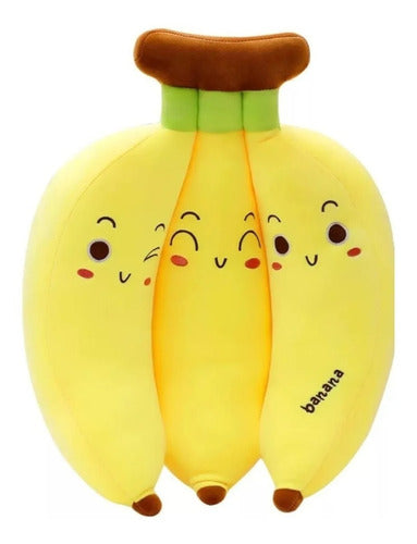 Peluches Juguete Platano Banana Felpa Tamaño Xl 40 Cm - Spacemarket