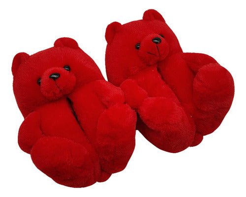 Pantuflas De Oso Cute Kawaii Cerradas Adulto - Spacemarket