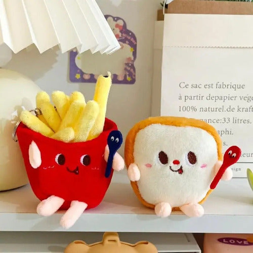 Llavero Peluche Colgante Papas Fritas Kawaii - Spacemarket