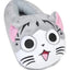 Pantuflas Gato Chi Gris Cerradas Kawaii - Spacemarket