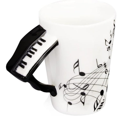 Taza Musica Piano - Spacemarket