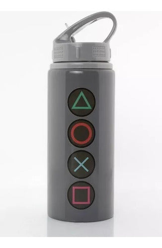 Botella Para Agua De Aluminio Playstation Original - Spacemarket