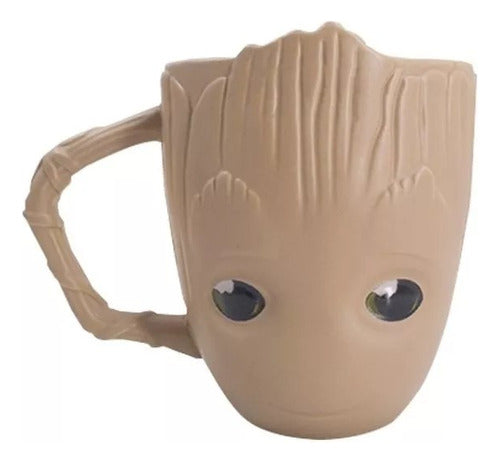 Taza Mug Ceramica 3d Baby Groot Guardianes 400 Ml