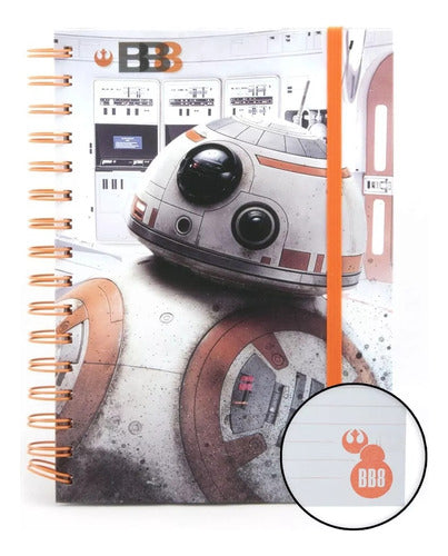 Libreta Anillada Star Wars The Last Jedi Bb-8 - Spacemarket