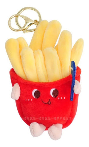 Llavero Peluche Colgante Papas Fritas Kawaii - Spacemarket