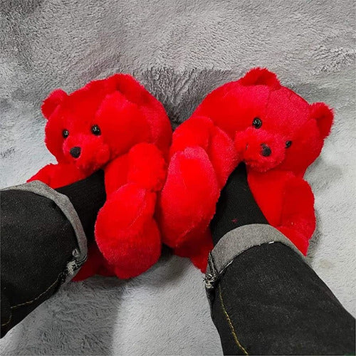 Pantuflas De Oso Cute Kawaii Cerradas Adulto - Spacemarket