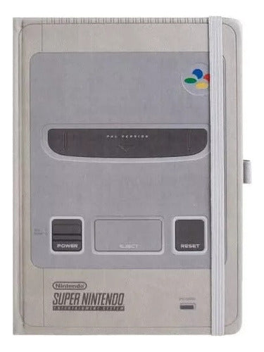 Libreta Premium Nintendo Snes Licenciada Original - Spacemarket