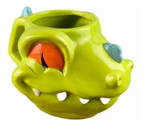 Taza Tazón Mug Rugrats Reptar Dinosaurio 3d - Spacemarket