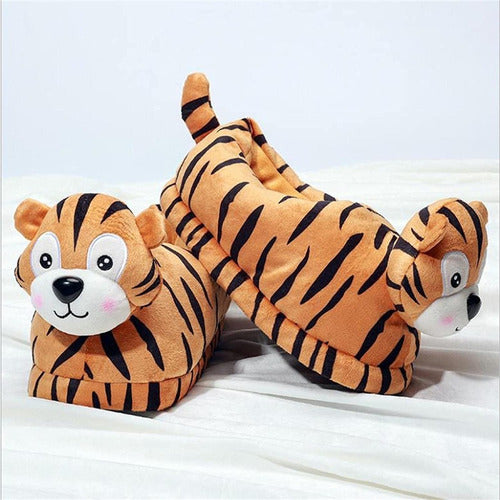 Pantuflas Tigre Kawaii Talla Adulto