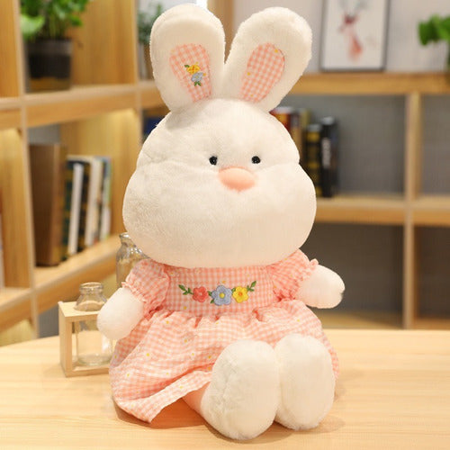 Peluche Conejo Grande Kawaii Con Falda 55 Cm - Spacemarket