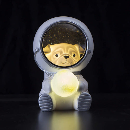 Lámpara Perro Astronauta Kawaii Decoracion - Spacemarket