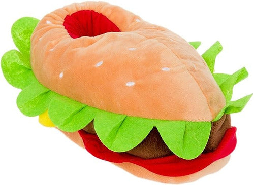 Pantufla Hamburguesa Comida Kawaii Talla Adulto - Spacemarket