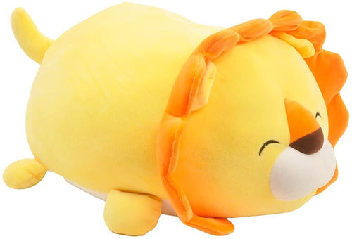 Peluche Almohada Felpa Leon Kawaii Grande 50 Cm - Spacemarket