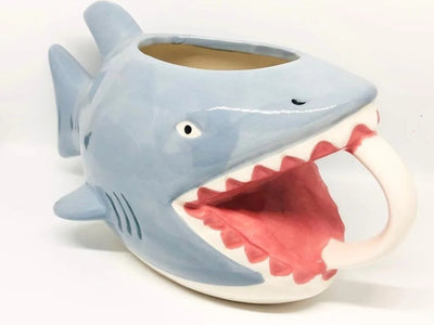 Tazón Taza Tiburón 3d Café Té Cerámica Pez Mar - Spacemarket