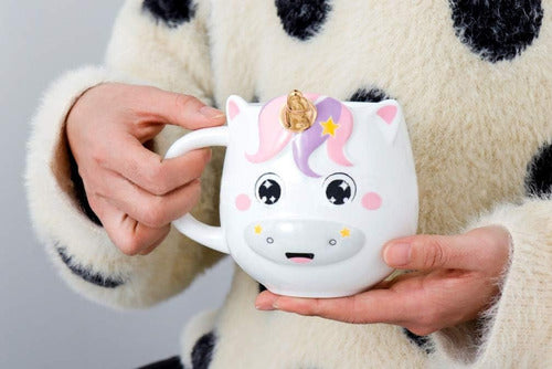 Taza Tazon Unicornio Mug Ceramica 3d 350 Cc - Spacemarket