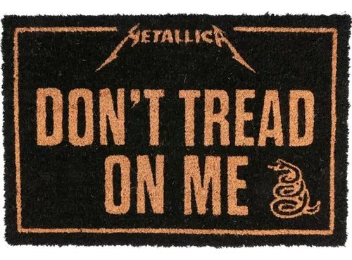 Limpiapiés Metallica Don´t Tread On Me 60 X 40cm - Spacemarket