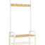 Mueble Recibidor Perchero Blanco Estilo Industrial - Spacemarket