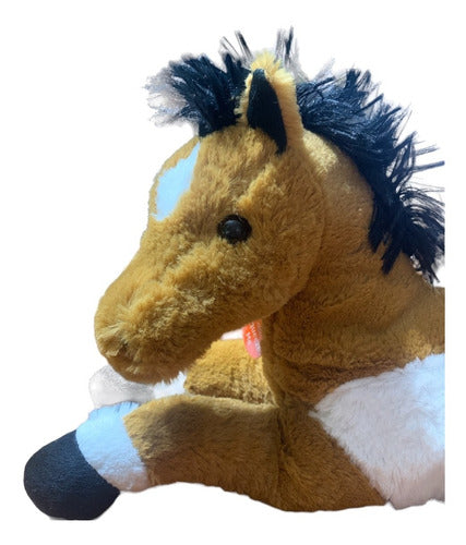 Peluche Caballo Felpa Con Sonido 32 Cm - Spacemarket