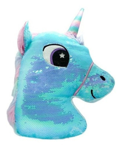 Almohada Cojín De Unicornio Con Lentejuelas Reversible - Spacemarket