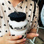 Taza Mug Vaca Vaquita Milk Con Tapa Y Bombilla - Spacemarket