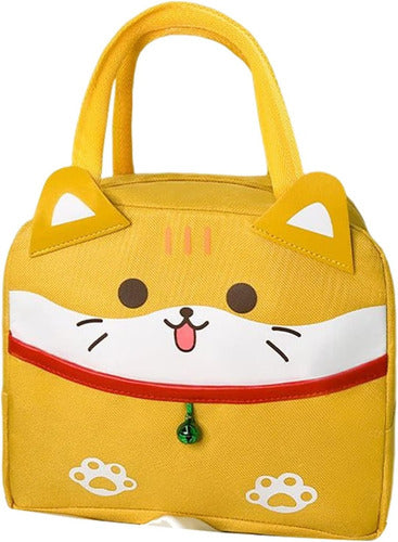 Bolso Lonchera Almuerzo Kawaii Shiba Inu