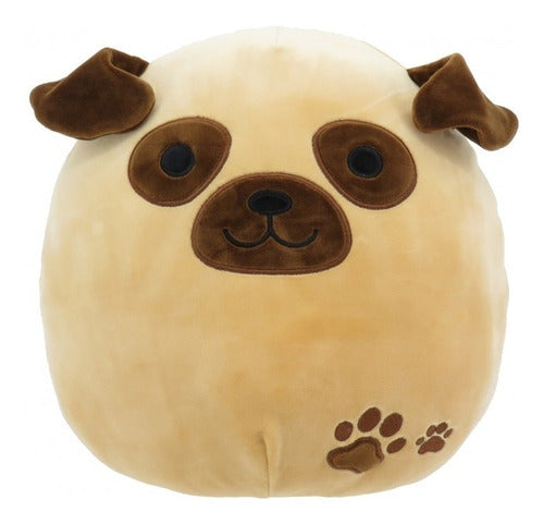 Peluches Almohada Felpa Suave Niños Perro Pug Kawaii 35 Cm - Spacemarket